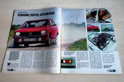 Mot 1977 opel kadett 1 - mot,