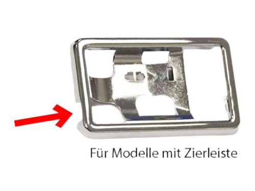 Chrom türgriffmulde innen - chrom,