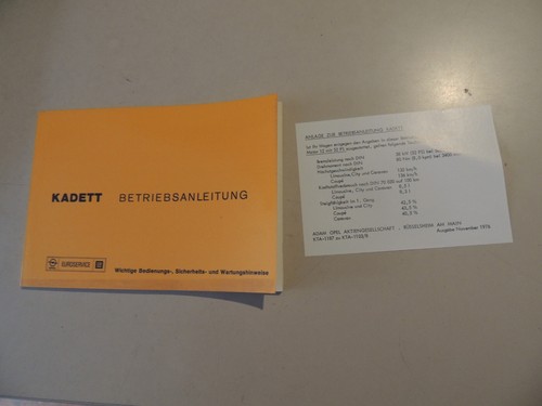 1977 betriebs anleitung fahrer - 1977,